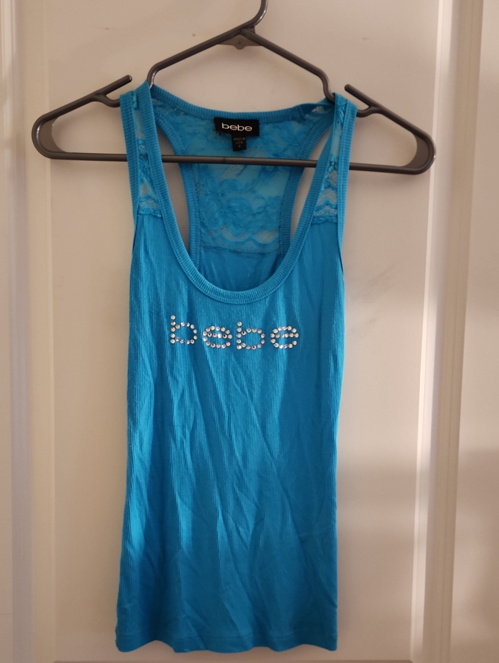 bebe Rhinestone Tank